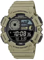 Vyriškas laikrodis CASIO Digital Moonphase WS-1500H-5B + BOX
