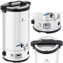 Royal Catering Košės virdulys alaus gamybai su nerūdijančio plieno laikmačiu 30-110C LED 2500 W 30 l