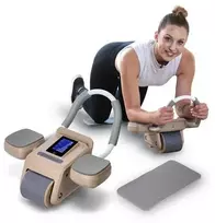 KA08 BROWN ABS AUTOMATINIS PILVO RAUMENŲ MANTINIMO RATAS SU LCD EKRANU IR HMS Įkrovimu