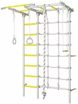 Sporto kompleksas (gimnastikos sienelė) SANRO S7 balta-geltona, 219,6x154cm