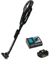 belaidis vertikaliai veikiantis dulkių siurblys 18V, juodas, Makita [DCL285FRFB] 3.0Ah, Li-Ion, LXT