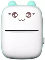 Topt Mini bluetooth terminis spausdintuvas paveikslėliams, užrašams baltos ir mėlynos spalvos