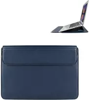 Devia nešiojamo kompiuterio / MacBook dėklas Ultra-Thin 13,3'' atsparus vandeniui PU leather mėlynos spalvos