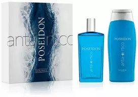 Unisex kvepalų rinkinys Poseidon ANTARCTIC POSEIDON CASE (EDT, 100 ml + dušo želė, 250 ml)