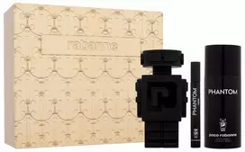 Paco Rabanne Phantom rinkinys vyrams (PP kvepalai, 100 ml + dezodorantas, 150 ml + PP kvepalai, 10 ml)