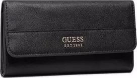 Guess, Katey, Tekstilinė Piniginė, SLG Didelis Užtrauktukas, Juodas, Moterims