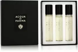 Rinkinys „Acqua di Parma“: „Signatures Of The Sun“ – „Sakura“ unisex kvapusis vanduo, 12 ml + „Signatures Of The Sun“ – „Yuzu“ unisex kvapusis vanduo, 12 ml + „Signatures Of The Sun“ – „Osmanthus“ unisex kvapusis vanduo, 12 ml