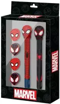 Karactermania Marvel Spiderman Pen + Pieštukas + 4 erasers pack