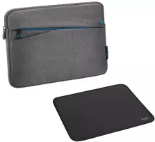 Pedea "Fashion" 12,9", grau + Logitech Maus Pad Studio Series [bis 32,8cm]