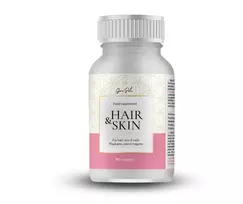 Grasole HAIR & SKIN, maisto papildas, 90 kaps.