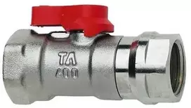 IMI Rutulinis vožtuvas TA 400 m/m 1/2'' su raudona rankena