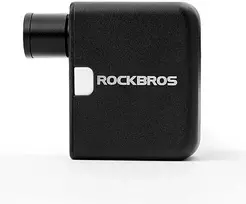 Rockbros 42320008001 mini elektrinis dviračio siurblys Schrader / Presta vožtuvams 100PSI - juodas