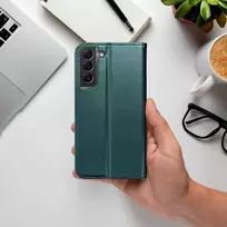Reach Dėklas Smart Magnetic Samsung A366 A36 5G tamsiai žalias