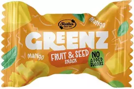 Rūta Vaisių ir sėklų užkandžiai su mangais „Greenz mango“, 1kg