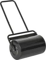 Durhand Outsunny vejos volas su U formos rankena, 32 cm skersmens, 38 l vandens / 62 kg smėlio talpa, metalinis, juodas, 57x32,5x107 cm