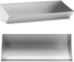 Royal Catering Vonios konteinerio padėklas bulvytėms iš nerūdijančio plieno 80 x 30 cm