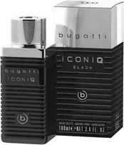 BUGATTI Iconiq juodas tualetinis vanduo vyrams 100 ml