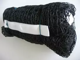 Netex Lauko teniso tinklas PE2mm (juodas su trosu)