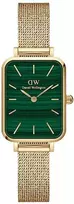 Moteriškas laikrodis DANIEL WELLINGTON Quadro Pressed Evergold Emerald 20mm DW00100561+ BOX (zw505m)