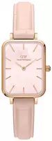 Moteriškas laikrodis DANIEL WELLINGTON Quadro Pressed Melrose Pearl 20mm DW00100508 + BOX (zw521a)