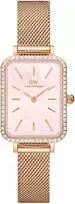 Moteriškas laikrodis DANIEL WELLINGTON Quadro Lumine Bezel Melrose Rožinė DW00100669 + BOX (zw519j)