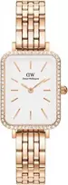 Moteriškas laikrodis DANIEL WELLINGTON Quadro Rose Gold DW00100672 + BOX (zw519h)