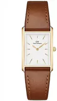 Moteriškas laikrodis DANIEL WELLINGTON Bound Durham Gold 20mm DW00100696 + DĖŽUTĖ