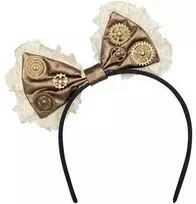 Boland Party Partners B.V. Steampunk plaukų juosta su kaspinu