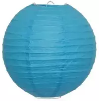 ESPA Mėlynas ryžių popieriaus šviestuvo gaubtas, 25 cm