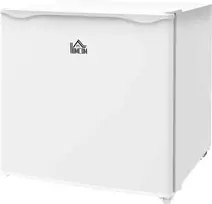 "HOMCOM" mini šaldiklis 35 L šaldiklio dėžė elektrinis laisvai pastatomas 45 W mini šaldiklis mini šaldytuvas -14 iki -24 ℃ 5 pakopų temperatūros valdymas 47 x 44,2 x 48,8 cm Balta
