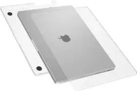 Epico Slim Shell, skirtas Macbook Pro M1/M2/M3/M4 14 colių (A2442/A2779/A2918/A2992/A3112/A3185/A3401) – matinis skaidrus