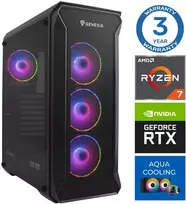 Stacionarus kompiuteris INTOP AQUA Ryzen 7 7700X 32GB DDR5 500SSD M.2 NVME RTX5070 12GB no-OS (RW42347NS)