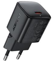 Juodas 1xUSB-C (PD/QC/FCP/AFC) 30W GaN pakrovėjas "Acefast A118"