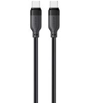 Juodas USB-C - USB-C 60W 120cm laidas "Acefast C16-03"
