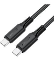 Juodas USB-C - USB-C 60W 120cm laidas "Acefast C17-03"