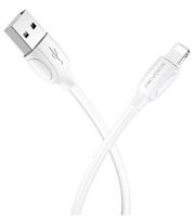 Baltas USB-A - Lightning 100cm laidas "Borofone BX19"