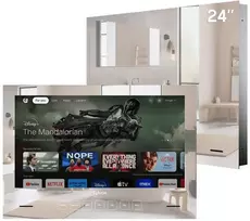 Sylvox Kontech Televizorius lustro zabudowa vonios 24" Smart TV