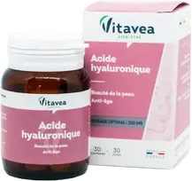 Prancūzija VITAVEA Hyaluronic Acid hialurono rūgštis, 30 augalinės kilmės