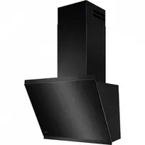 60cm pločio prie sienos montuojamas juodo stiklo gartraukis AEG GV77D61SB
