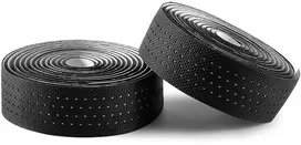 Rockbros dviračio vairo juosta Perforated Silicone – juodos spalvos