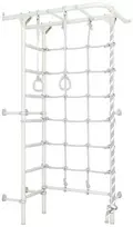 Sporto kompleksas (gimnastikos sienelė) SANRO S4 Pastel balta-pilka, 219,6x70,2x119cm
