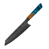 Japoniško stiliaus peilis Usugiri JH-D-015-81, japoniškas damasko plienas