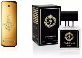 AJ Deluxe Nr285 kvepalai įkvėpti Paco Rabanne - 1 Million 100 ml