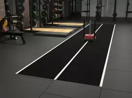 Grindų danga su dirbtine žole Trackz Uni Sprint 30 × 2 m (Spalva: Juoda)