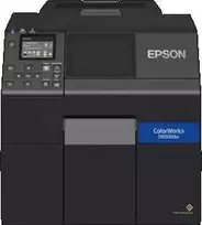 Spausdintuvas Epson ColorWorks D6500 dye ink, cutter, disp., USB, Tinklinis, juodas