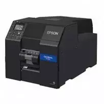Spalvotas lipdukų spausdintuvas Epson ColorWorks CW-C6500Ae, cutter, disp., USB, Tinklinis, juodas