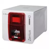 Plastikinių kortelių spausdintuvas Evolis Zenius Expert, single sided, 12 dots/mm (300 dpi), USB, Tinklinis, red