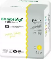 Huggies BAMBIBOO - MEDVILNINĖS SAUSKELNĖS, 4,22 DYDŽIO, VNT.