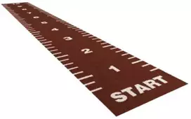 Grindų danga su dirbtine žole Trackz Essential Range 20 × 2 m (Spalva: Plytų)