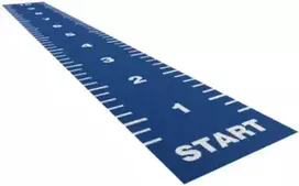 Grindų danga su dirbtine žole Trackz Essential Range 10 × 2 m (Spalva: Mėlyna)